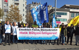 EMEKTEN YANA DEMOKRATİK HALK BÜTÇESİ İSTİYORUZ!